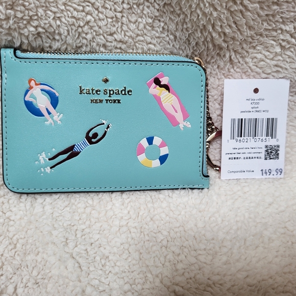 KATE SPADE ♠️ MEDIUM POOL FLOAT CARDHOLDER WALLET! - Picture 6 of 6